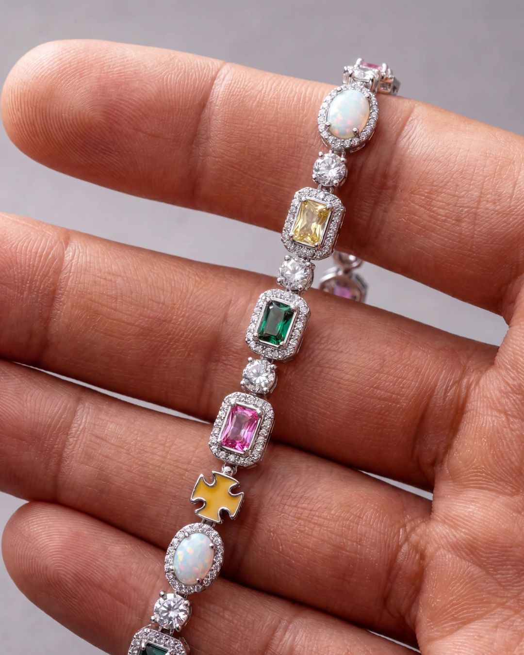Akaardin® Gemstone Bracelet I Silver