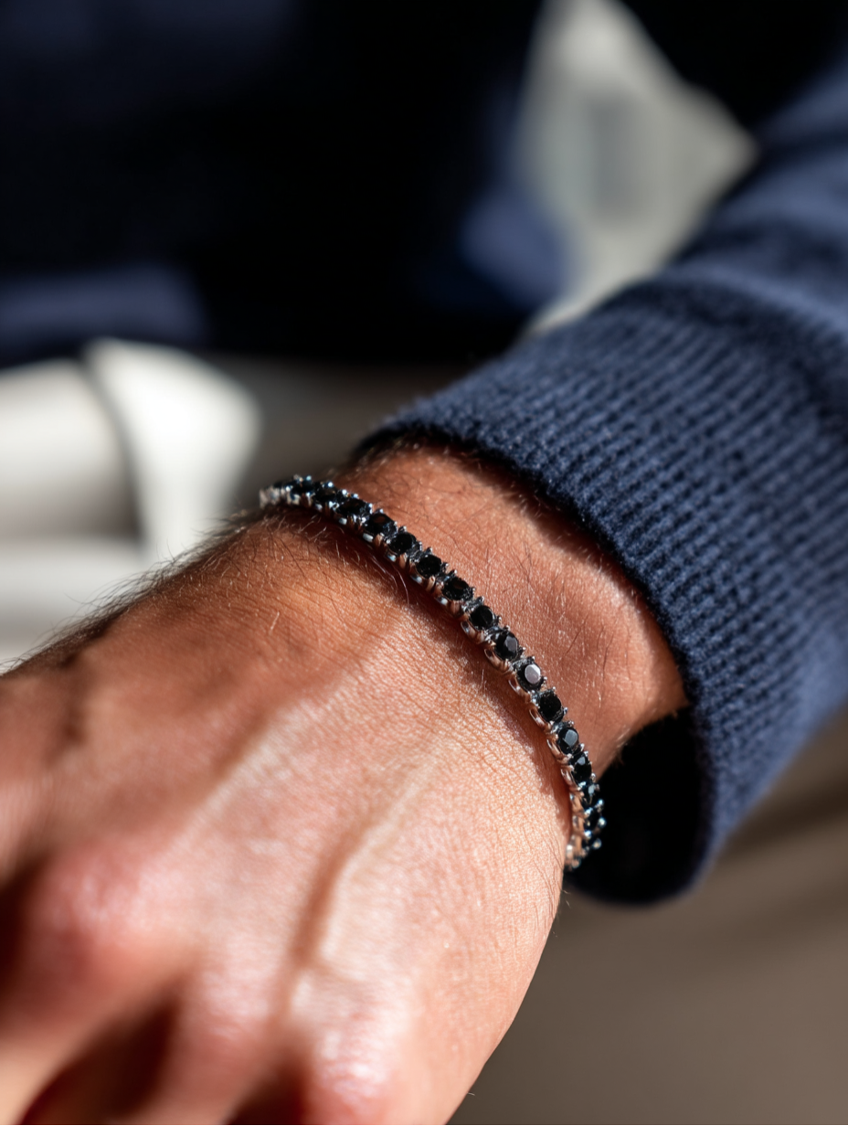 Mar Azul Bracelet | Obsidian
