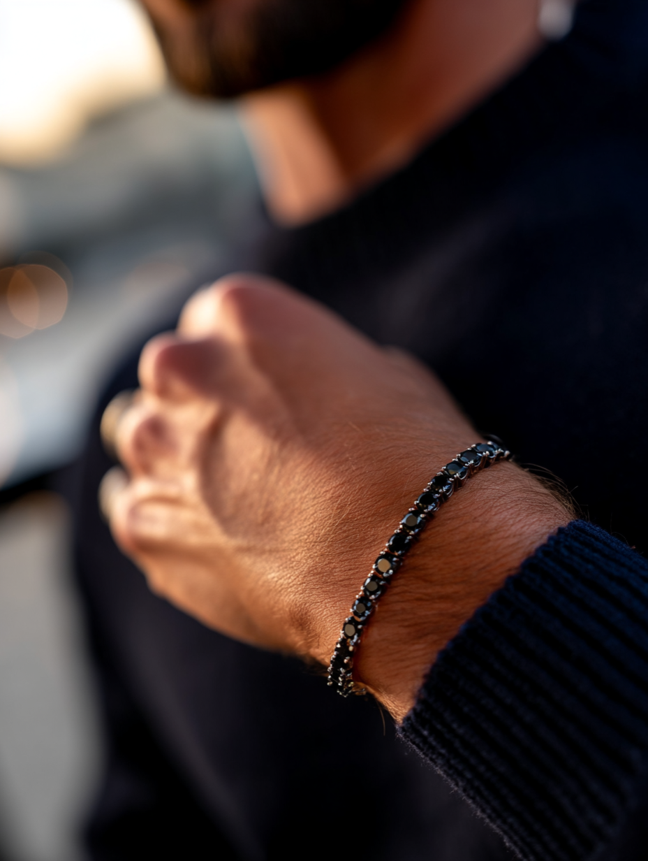 Mar Azul Bracelet | Obsidian